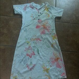 Floral Short Sleeve Dress